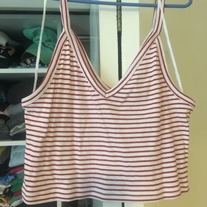 Striped crop top